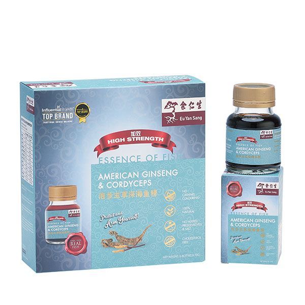 Eu Yan Sang Essence Of Fish With American Ginseng & Cordyceps 6s