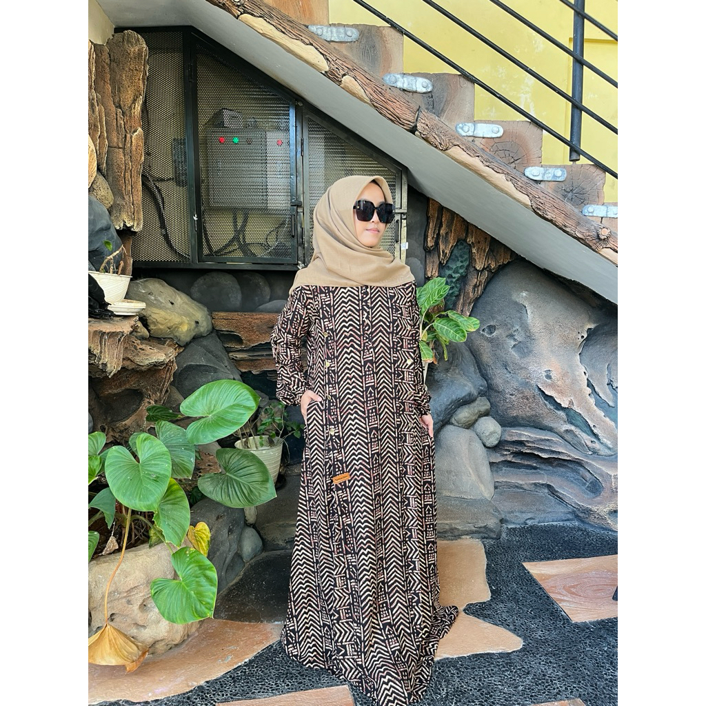 Dress Rayon Twill Uniqlo Busui