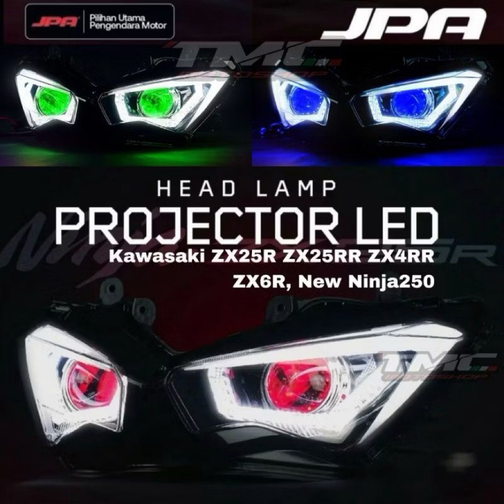 Headlamp Biled JPA Zx25r/Zx25RR,Zx4Rr,Zx6r,New Ninja 250