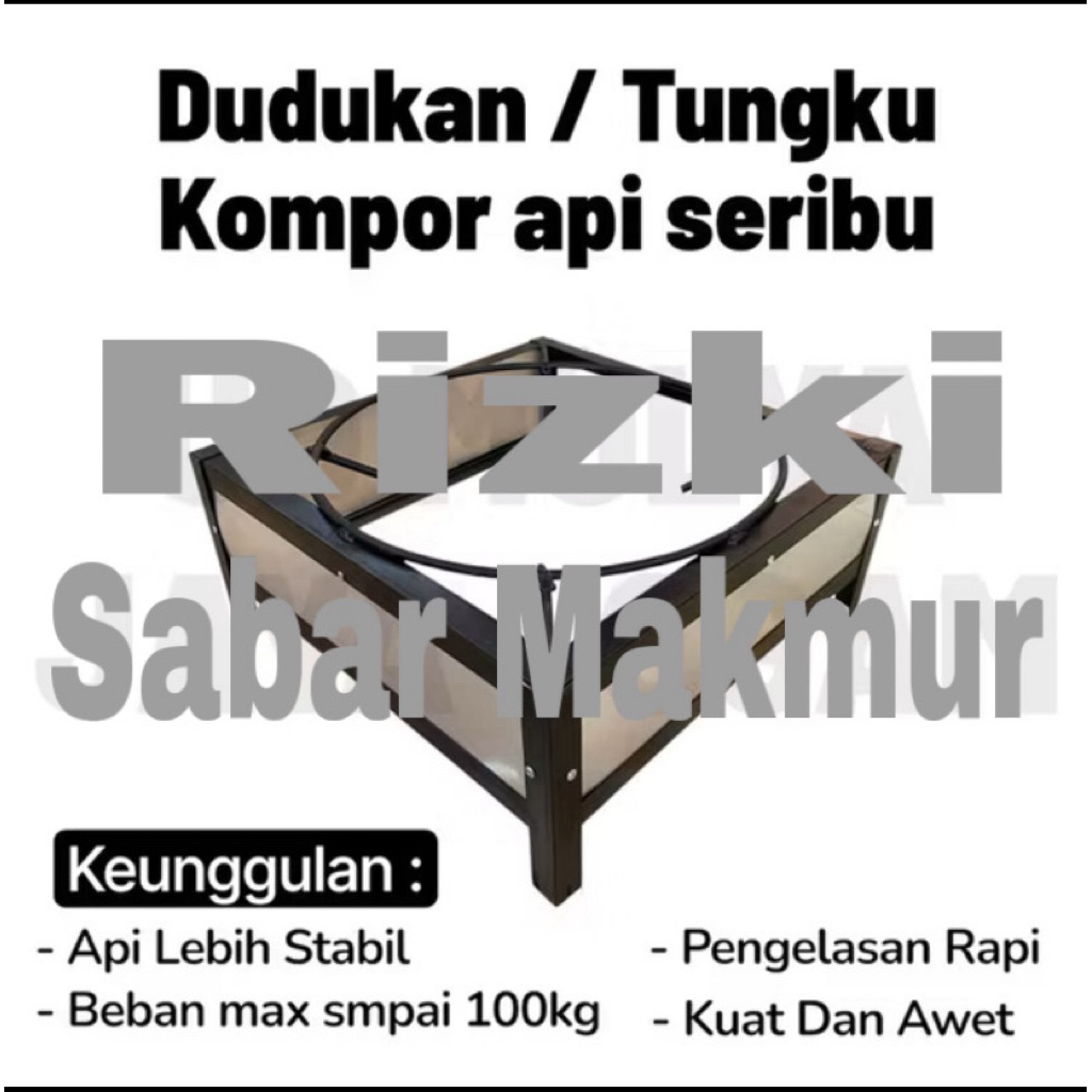 Tangku  kompor  Gas Mata seribu Tatakan kompor  Mata   seribu  Dudukan  kompor   Mdol siku