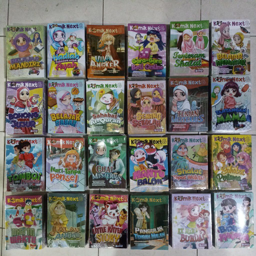 OBRAL BUKU NOVEL KOMIK CERITA ANAK