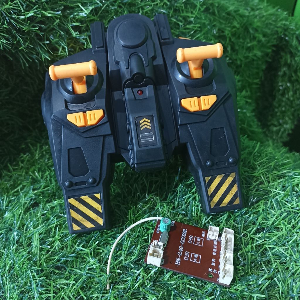 Modul RC Excavator Forklift Crane 2.4Ghz Fullset PCB Remote Control Transmitter dan Receiver 9 Chann