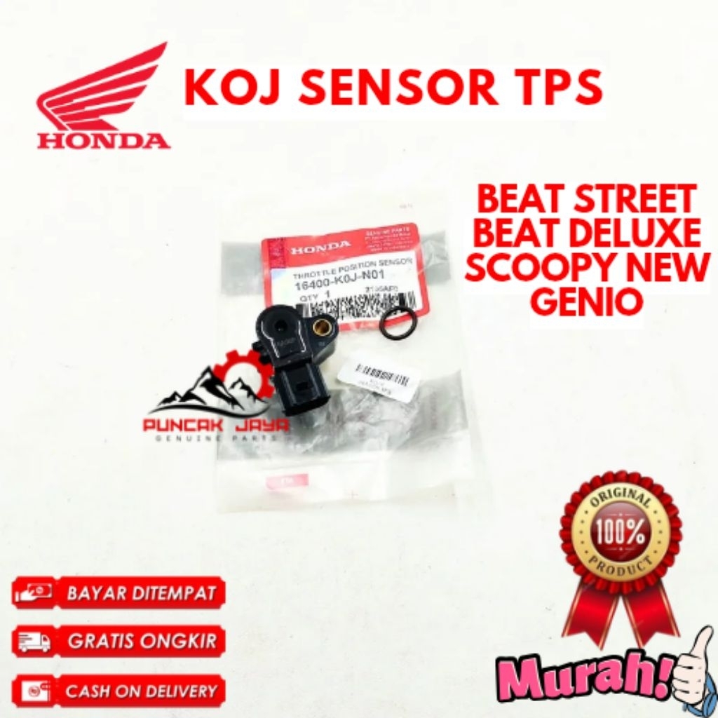 SENSOR TPS ORIGINAL HONDA KODE KOJ, SENSOR TPS BEAT STREET, SENSOR TPS BEAT DELUXE, SENSOR TPS SCOOP