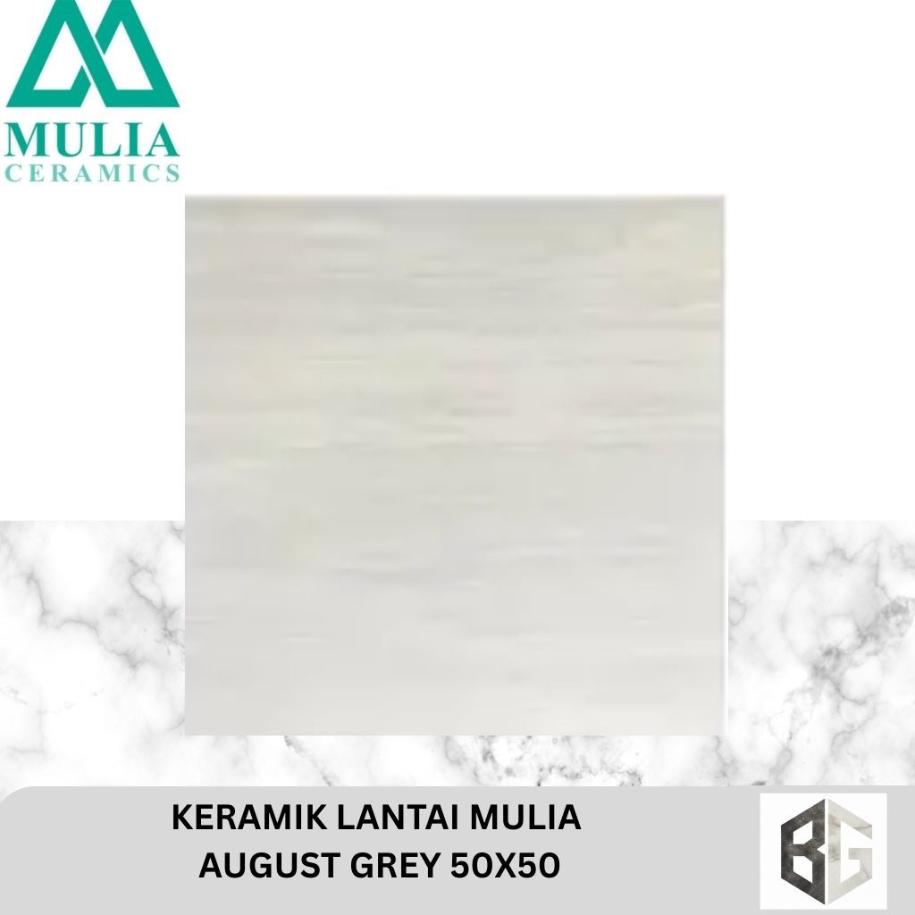 KERAMIK LANTAI MULIA August Grey 50x50
