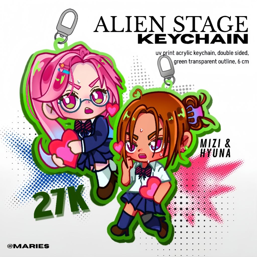 ALIEN STAGE | ALIEN STAGE acrylic keychain by maries