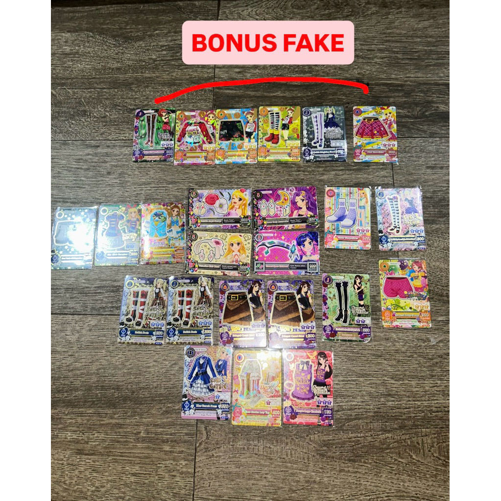 Aikatsu Cards (TAKE ALL) 18 real