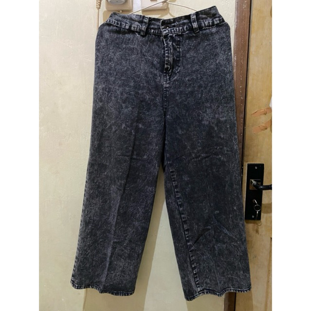 Preloved celana kulot jeans