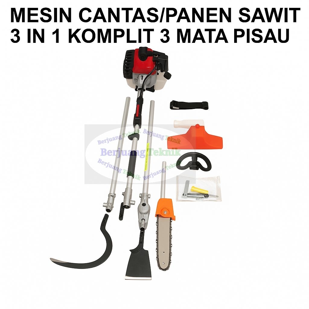 mesin cantas panen sawit multifungsi 3 IN 1 || Mesin pemanen sawit 3 Mata