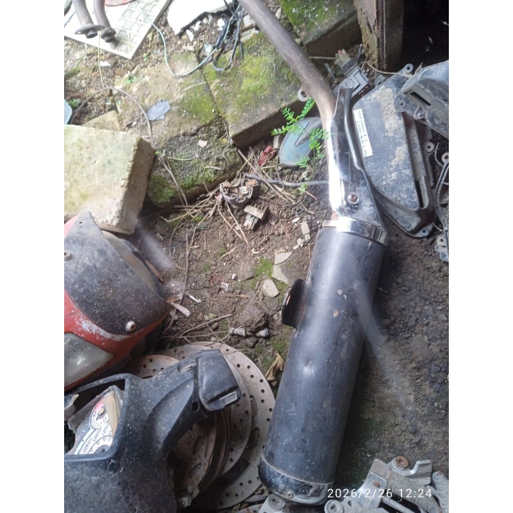 Knalpot Ninja 250 karbu ORI