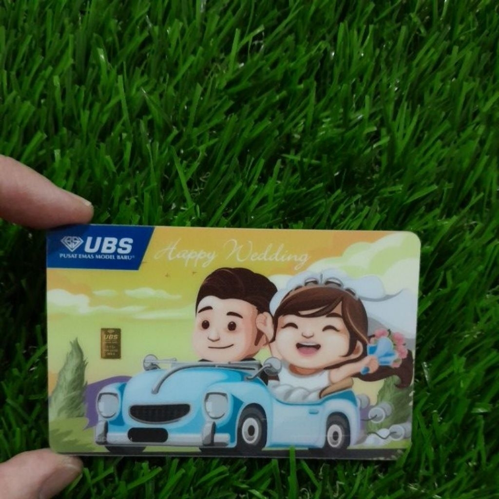 UBS Gold 0.1 gram Happy wedding