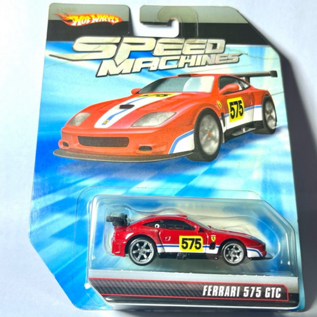 Hot Wheels Ferrari 575 GTC Speed Machines Blister