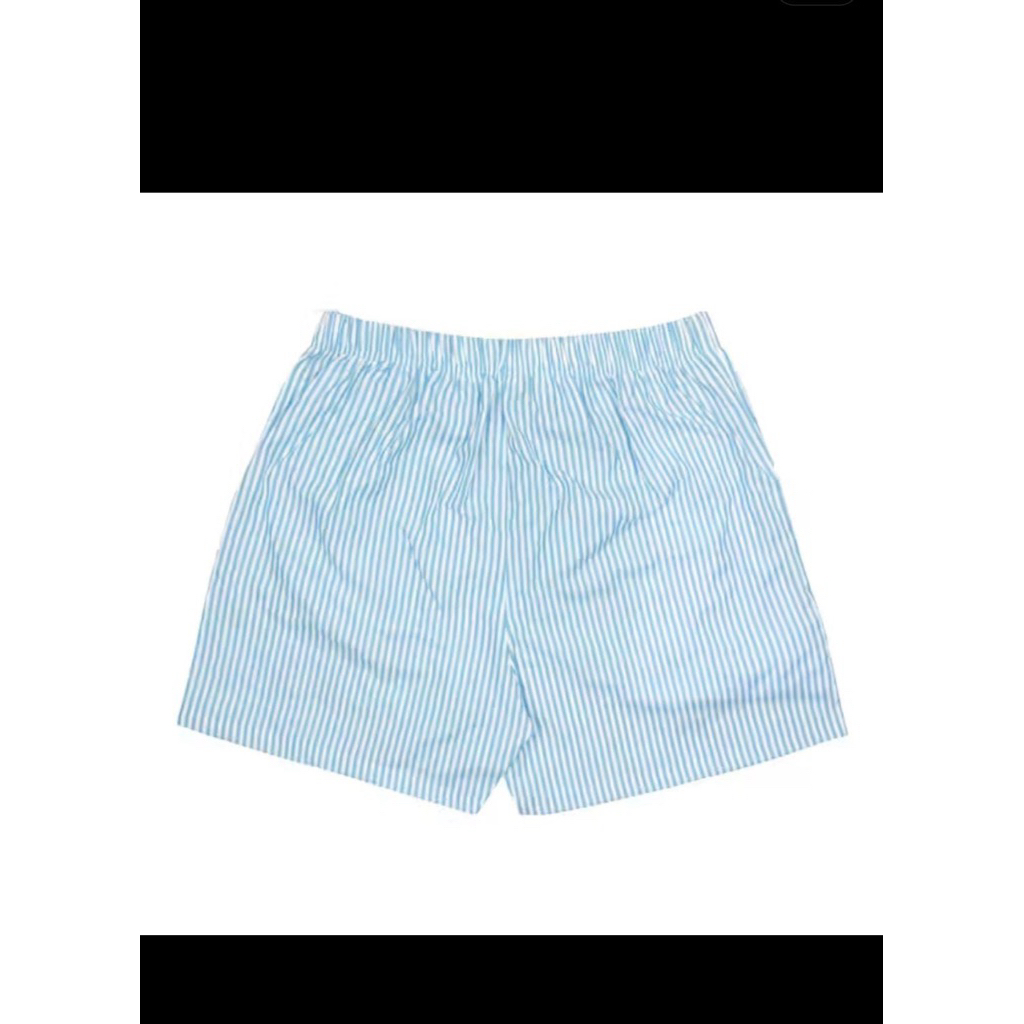 CELANA PENDEK PRIA WANITA KOLOR BOXER MOTIF GARIS GARIS SALUR