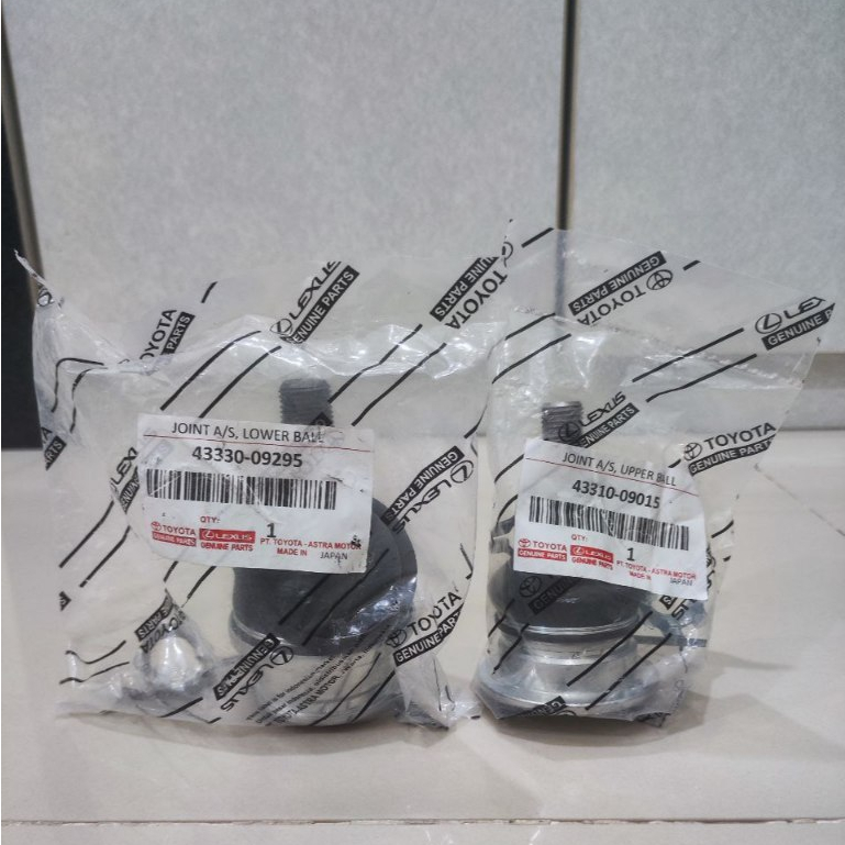 1 pcs ball joint atas dan 1 pcs ball joint bawah Innova Fortuner Hilux diesel bensin original jepang