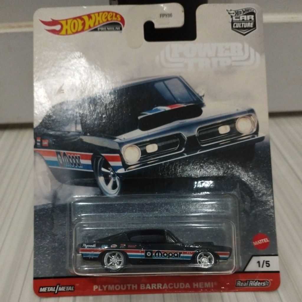 Hot Wheels Premium Plymouth Barracuda Hemi (Bubble Crack)