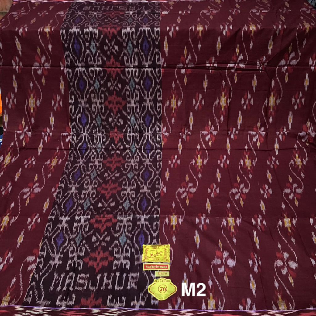 Sarung Tenun GOYOR ATBM ARDAN| KETJUBUNG| MASJHUR| Asli original