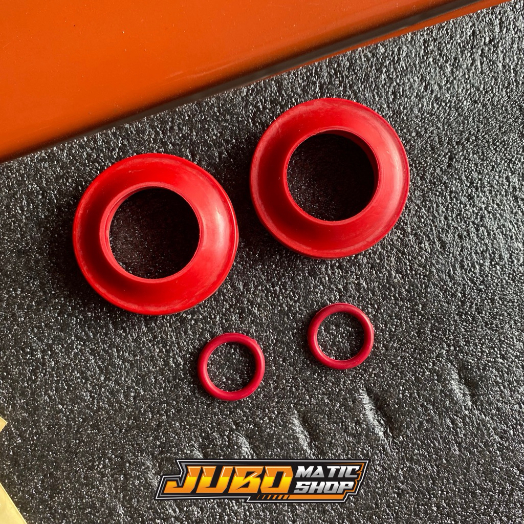 Seal Debu O Ring Stiker Shock Depan 26 merah premium seal debu shockbreaker depan merah include o ri