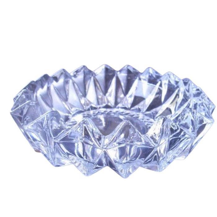 (1PCS) Asthray KACA 20 CM (SK-1551) Ashtray Asbak Beling Kaca Kristal Elegant Tebal Besar