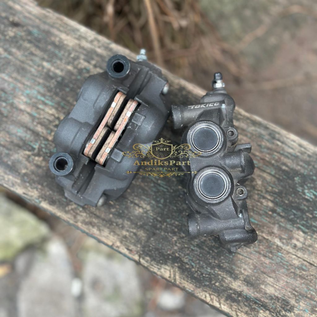 Kaliper Tokico kaca mata ZX10 original copotan moge/ Kaliper Tokico ZX10 kanan kiri 4piston kaca mat