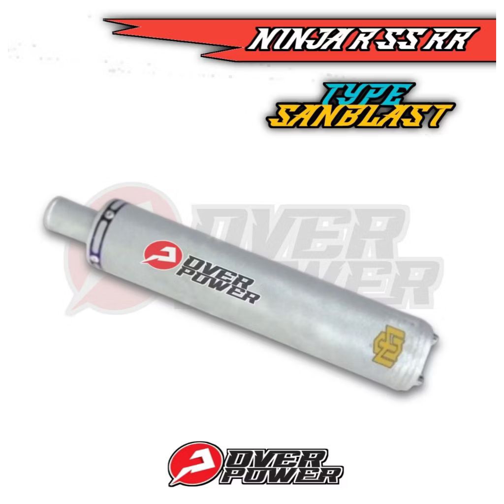 SILINCER SELINCER KNALPOT NINJA R SS RR ALMUNIUM SANBLAST ORIGINAL OVER POWER BUKAN RS1 HBY