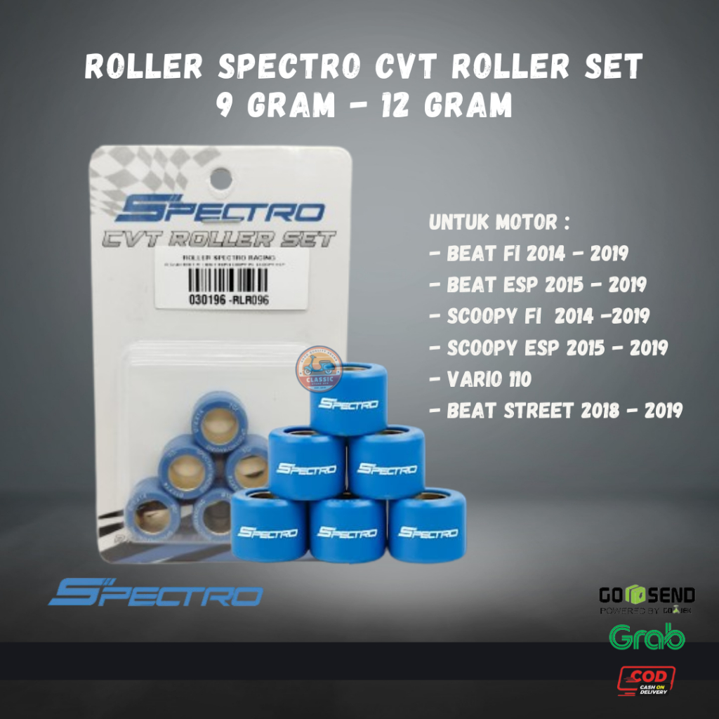 Roller CVT Spectro Beat FI 2014-2019 / Beat ESP / Scoopy FI / Scoopy ESP / Vario 110 / Beat Street
