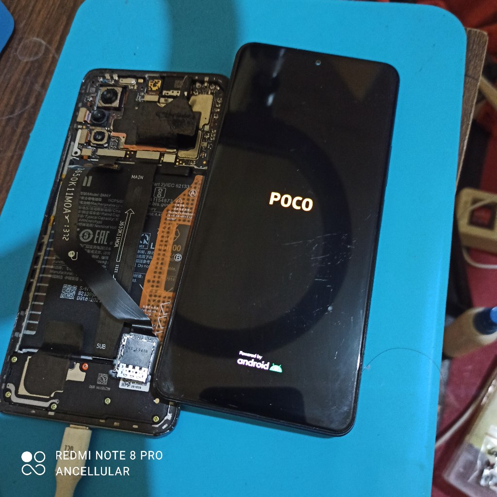 Lcd + Frame Poco F4 5G Original Copotan Amoled ++