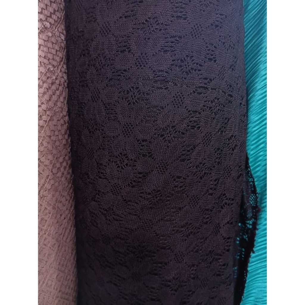 1/2 meter Kain Brokat | Bahan Brokat | Kain Meteran | Brokat Polos | Bahan Import