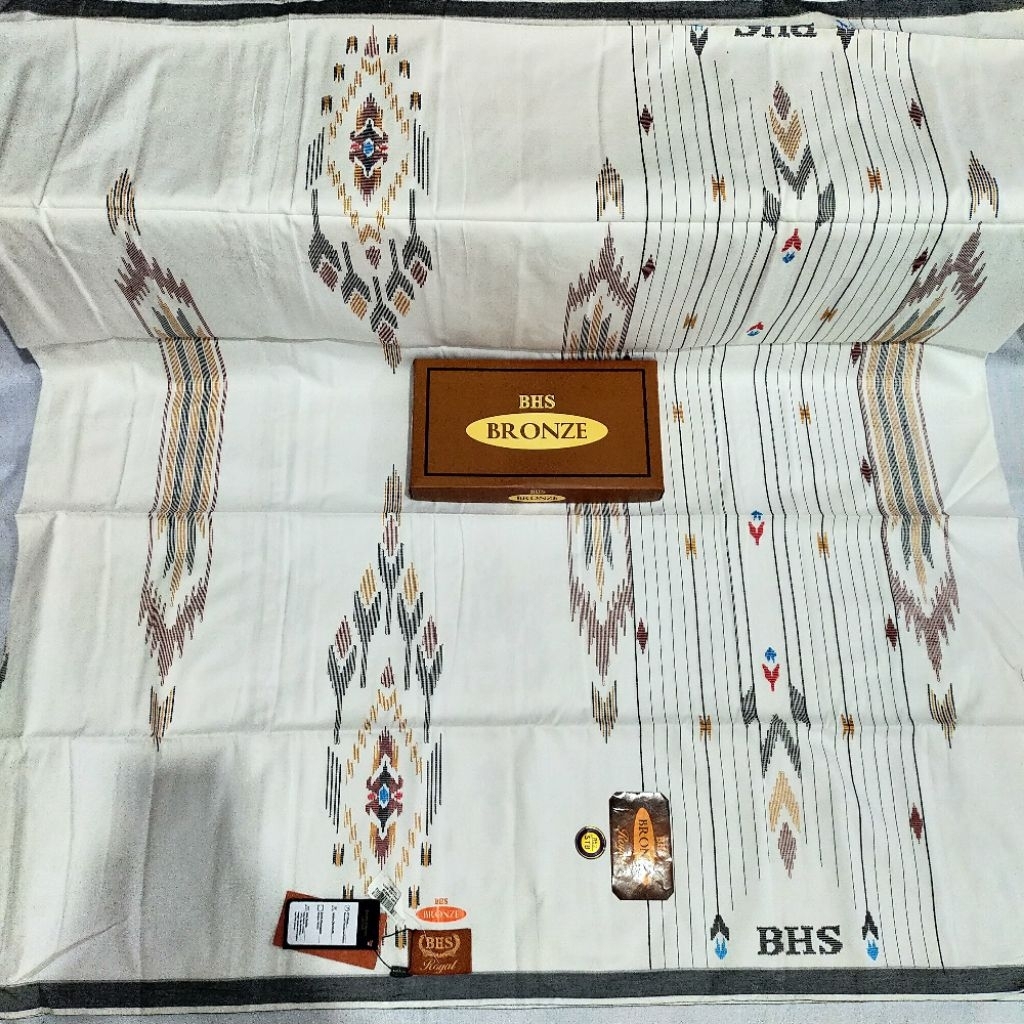 SARUNG BHS ROYAL BRONZE FULL SONGKET TIMBUL