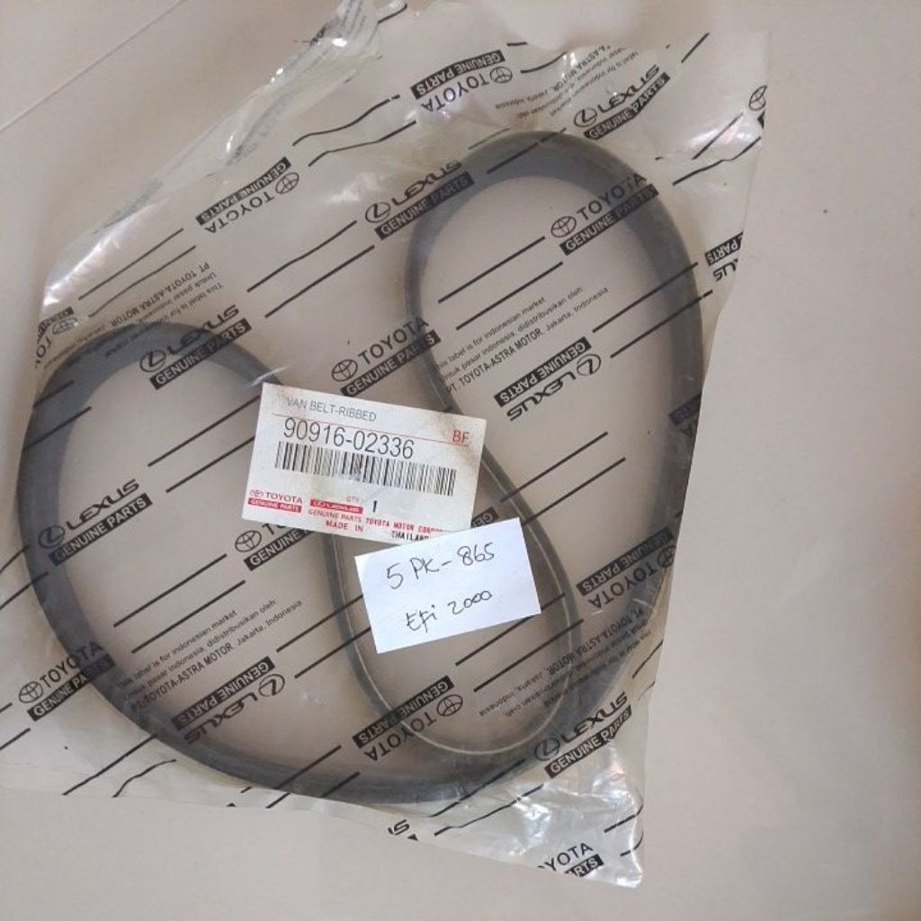fan belt 7k kijang Efi 2000 krista .5pk865 .90080-91179 .power 4pk940