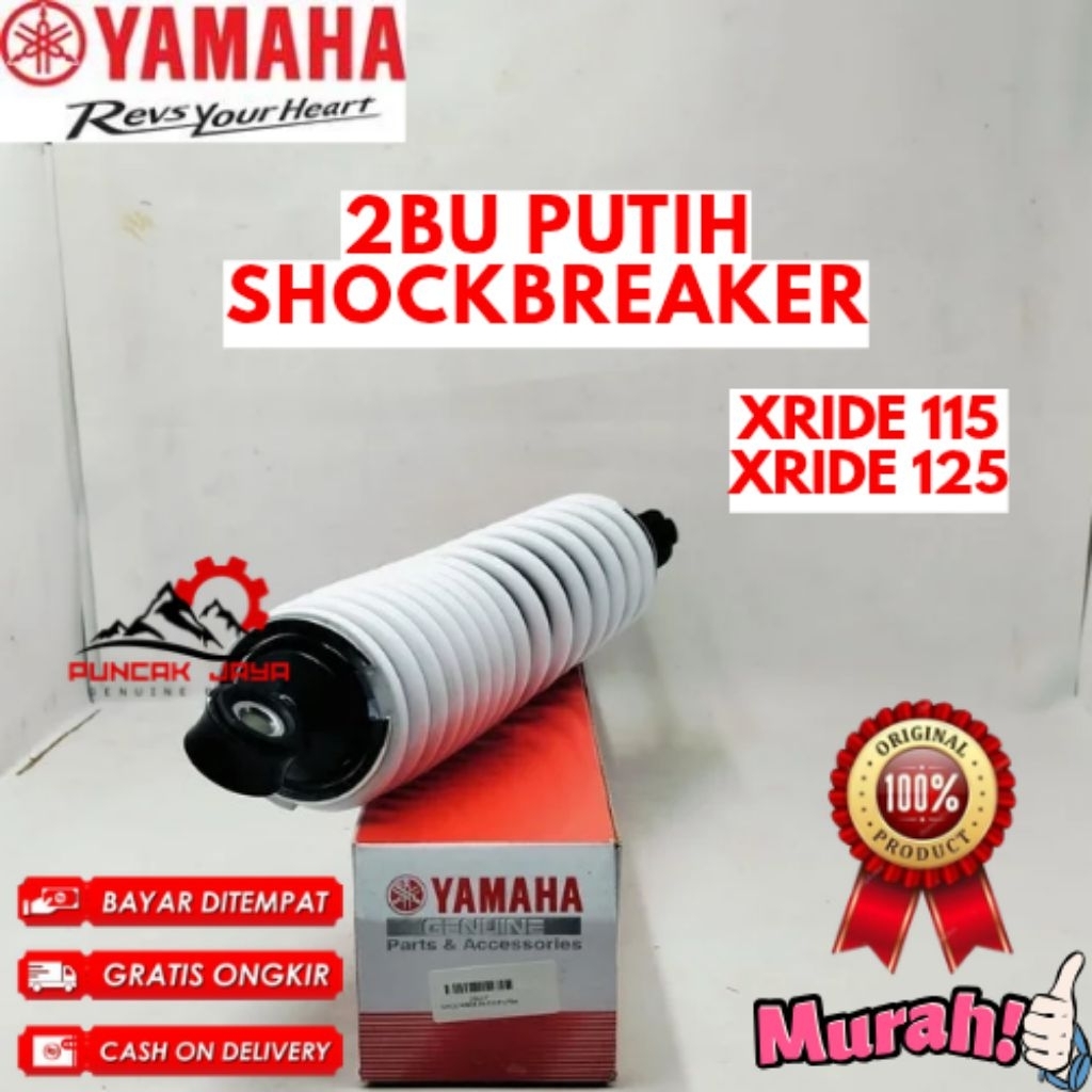 SHOCKBREAKER ORIGINAL YAMAHA KODE 2BU PUTIH, SHOCKBREAKER XRIDE 115, SHOCKBREAKER XRIDE 125