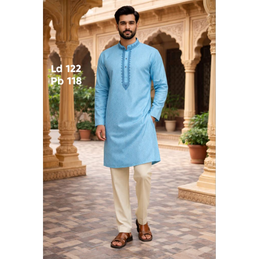 #TjM164 Kurta Sherwani Koko India Baju Ramadhan Lebaran Diwali Dipavali Pria Laki Kostum Cosplay Cos