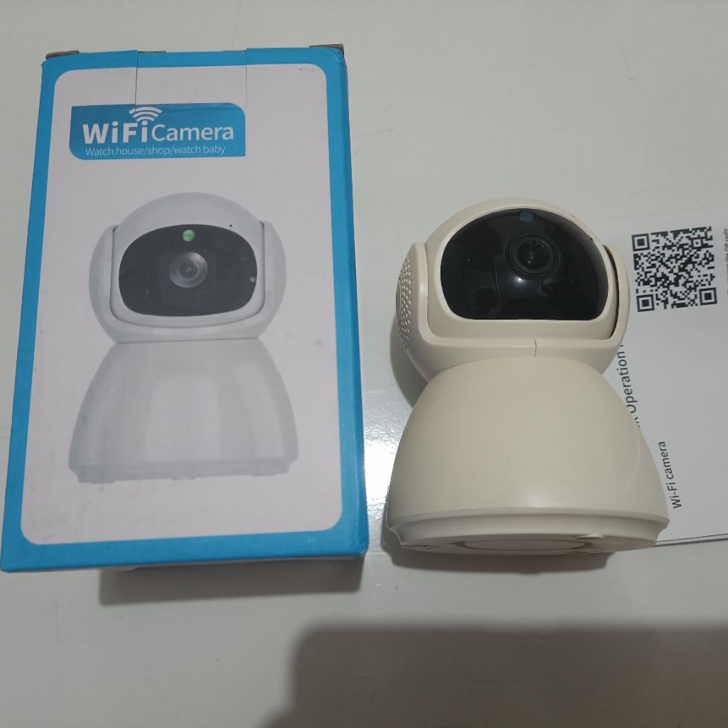 Kamera CCTV Snowman Indoor V380 Pro dengan Night Vision dan Motion Detection. di jual apa adanya (se