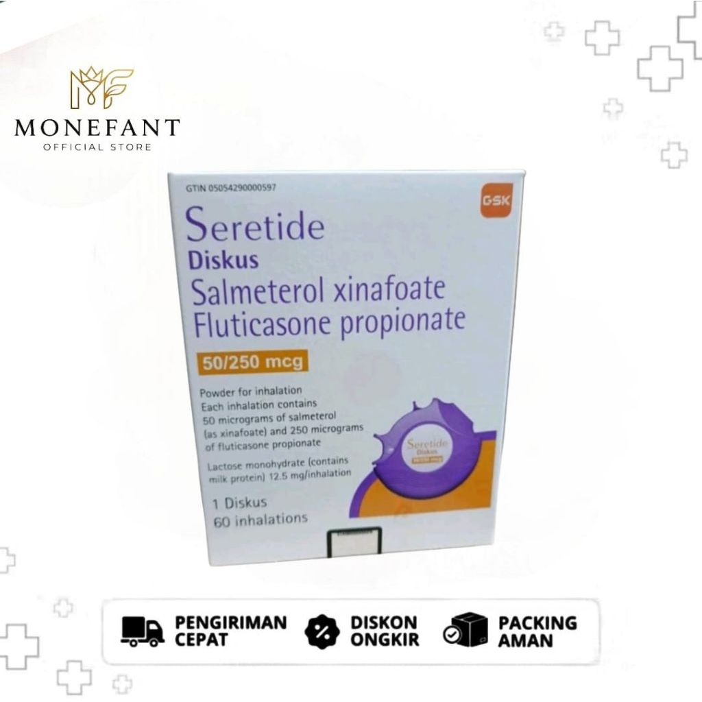 SERETIDE DISKUS 50 250 ORIGINAL DOSES
