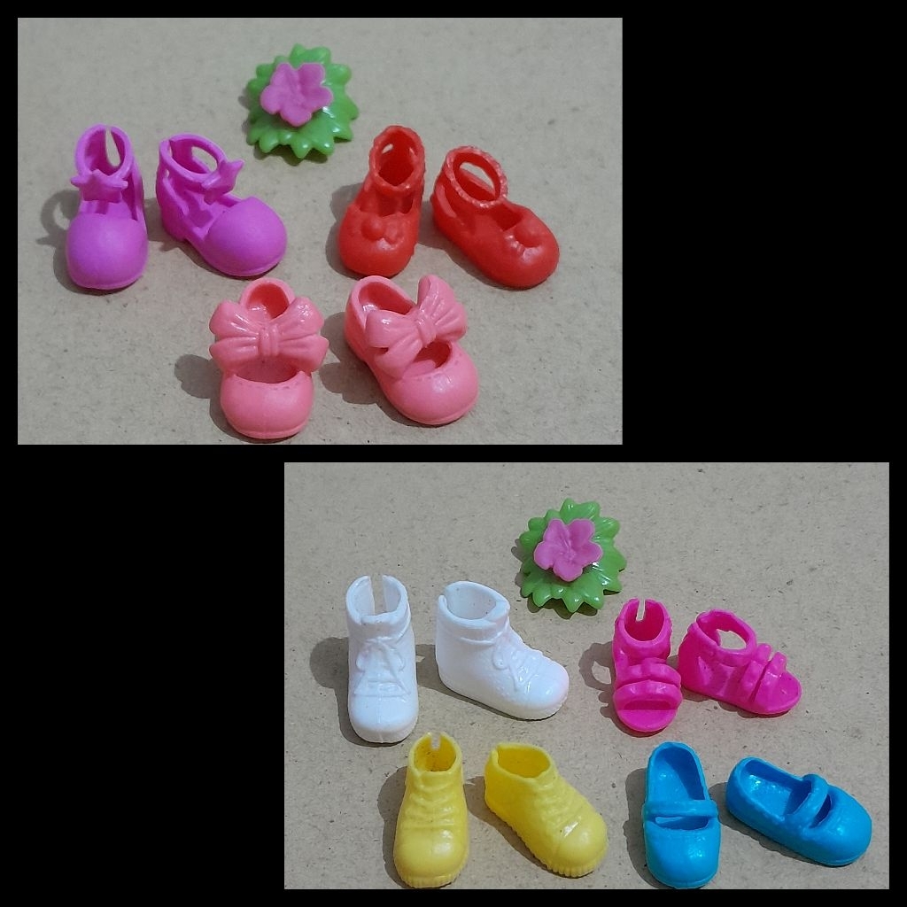 set sepatu chelsea barbie ori