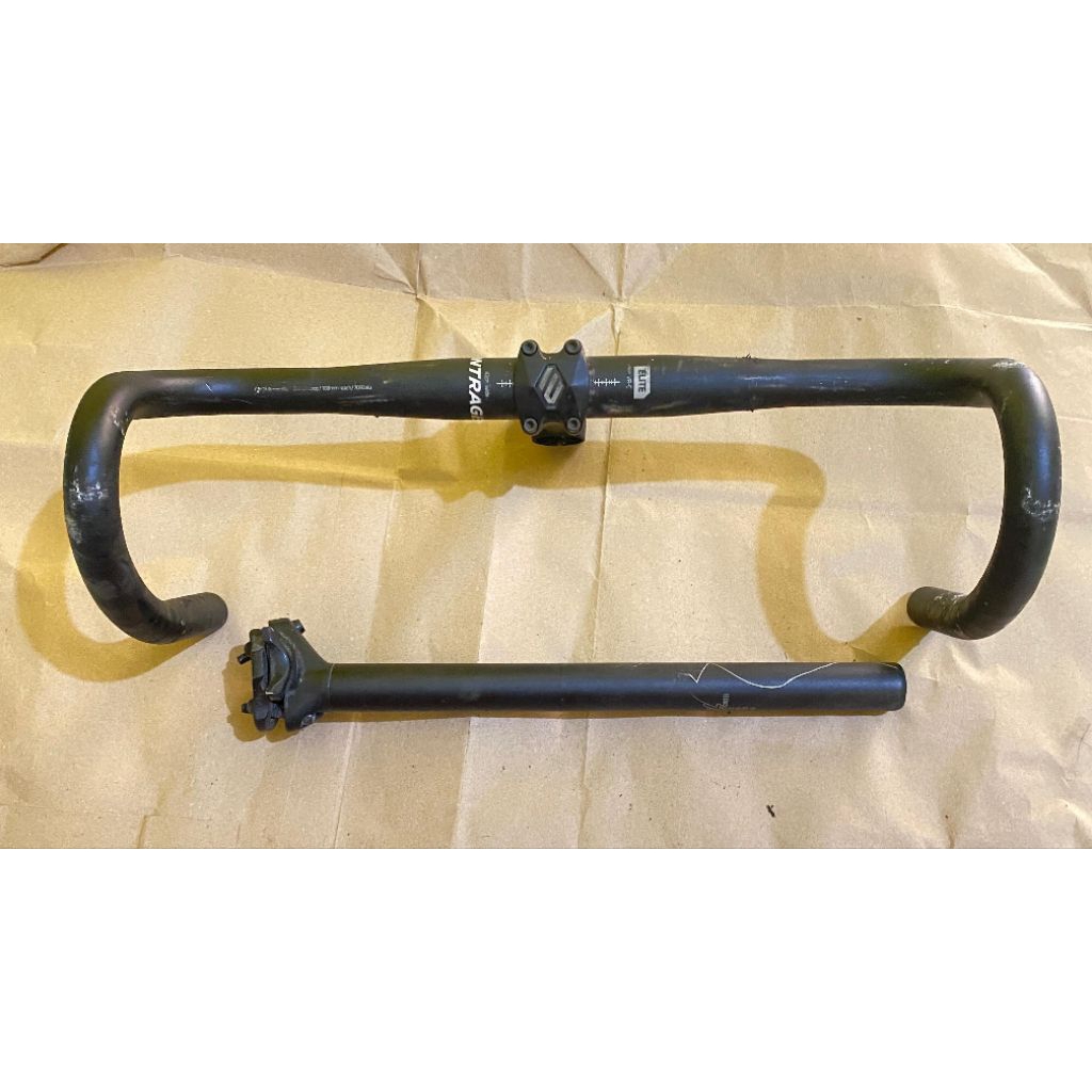 Dropbar Bontrager plus stem Entity dan Seatpost