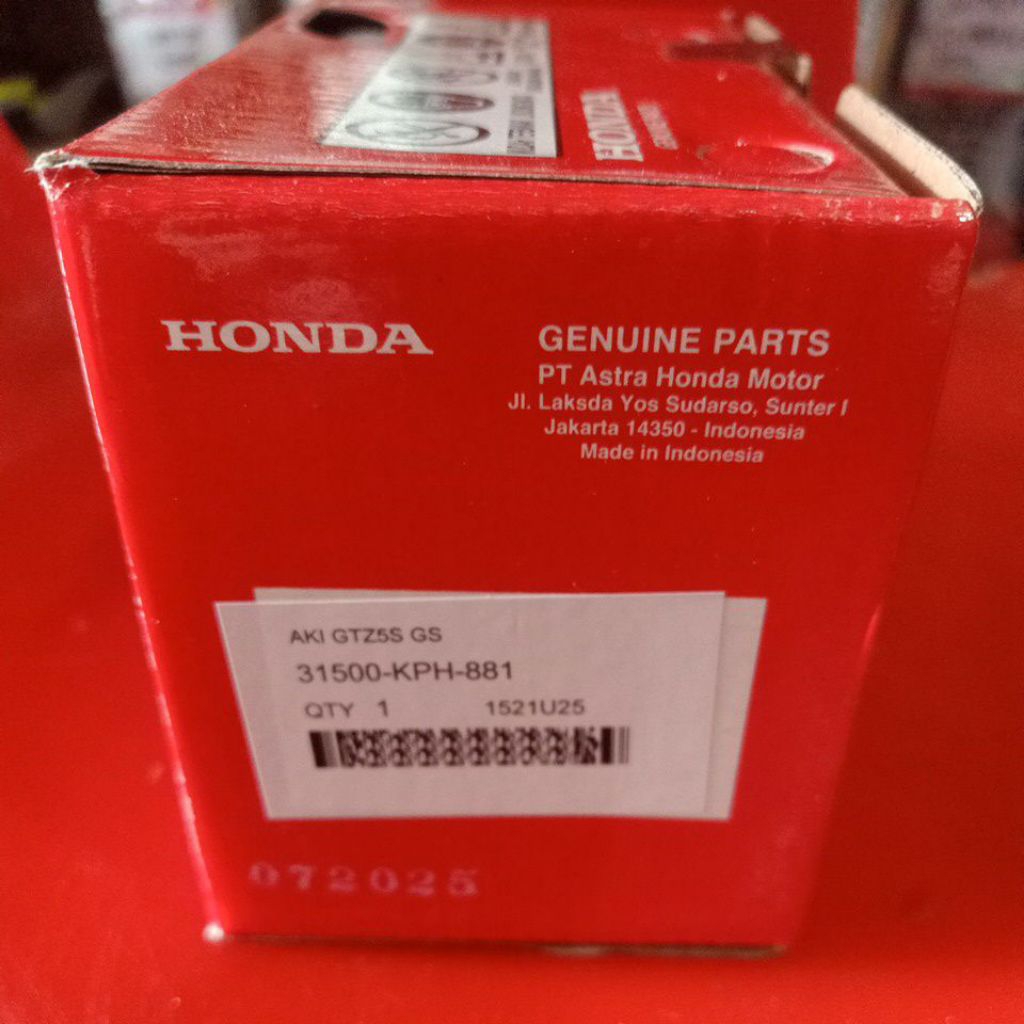 aki motor karisma, Supra x 125,beat dan vario karburator