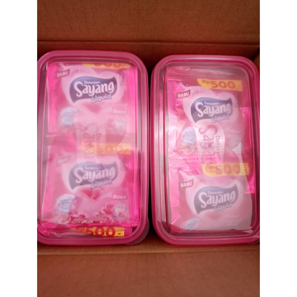 Detergent Sayang Renteng Bonus Tepak Isi 24 Sachet