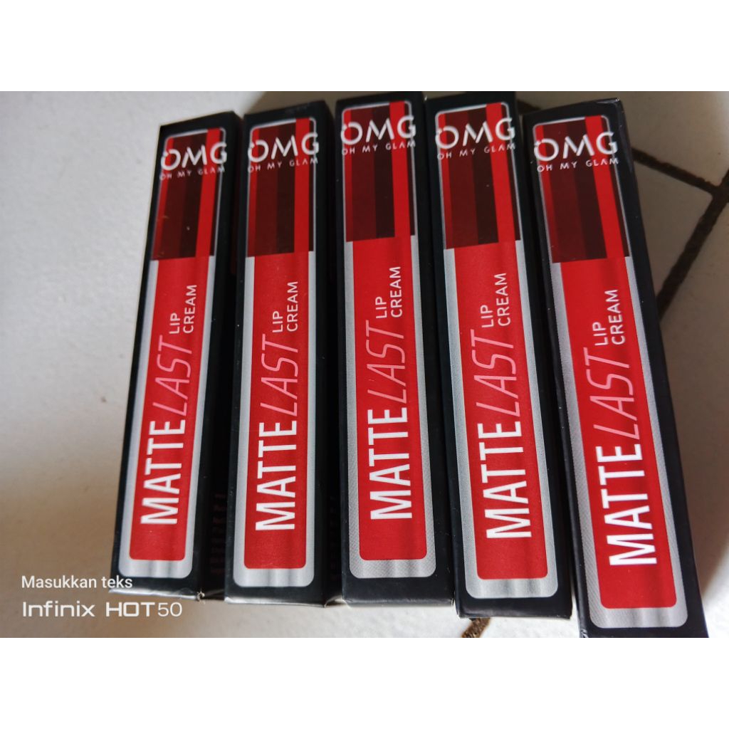LIPSTIK  OMG LIP CREAM MATTE LAST OMG