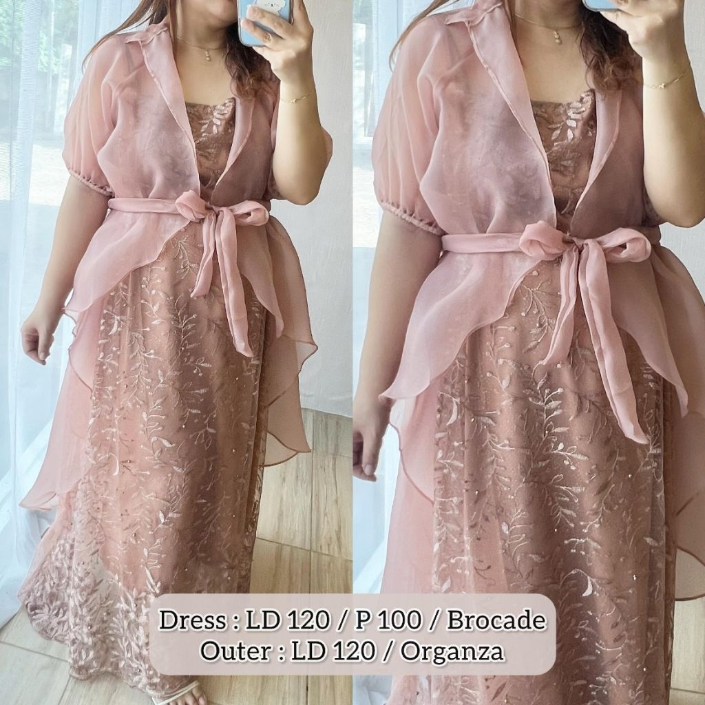 BEAUTYBIG - CERINE ORGANZA DRESS 2in1 PREMIUM JUMBO BIGSIZE