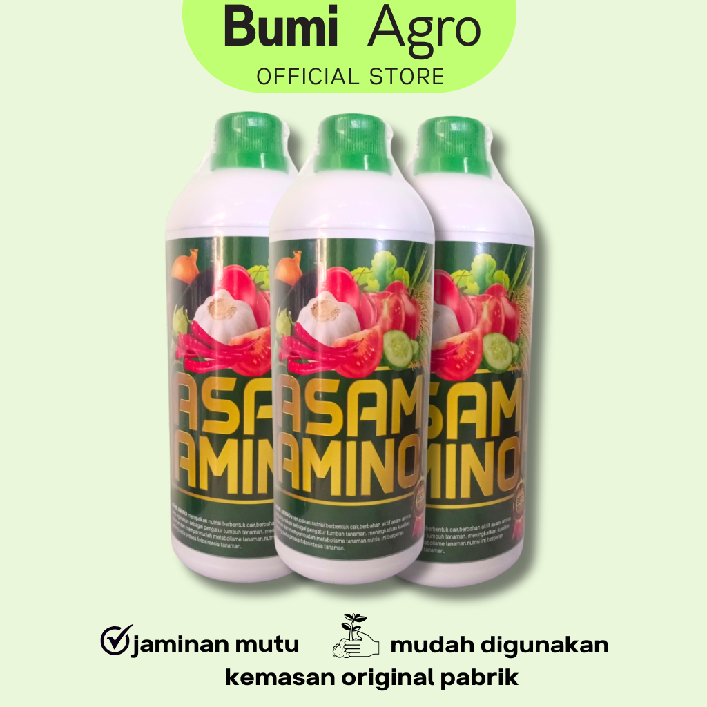 Pupuk 1 Liter ASAM AMINO Cap Galaxy Nutrisi Tanaman Fase Tumbuh & Pembuahan Padi Jagung Alpukat Cabe