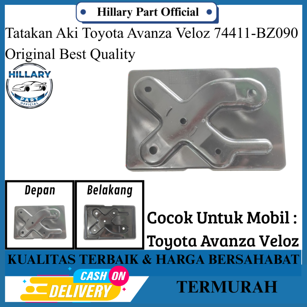 Tatakan Aki Toyota Avanza Veloz Rush 2016-2020 74411-BZ090 Original
