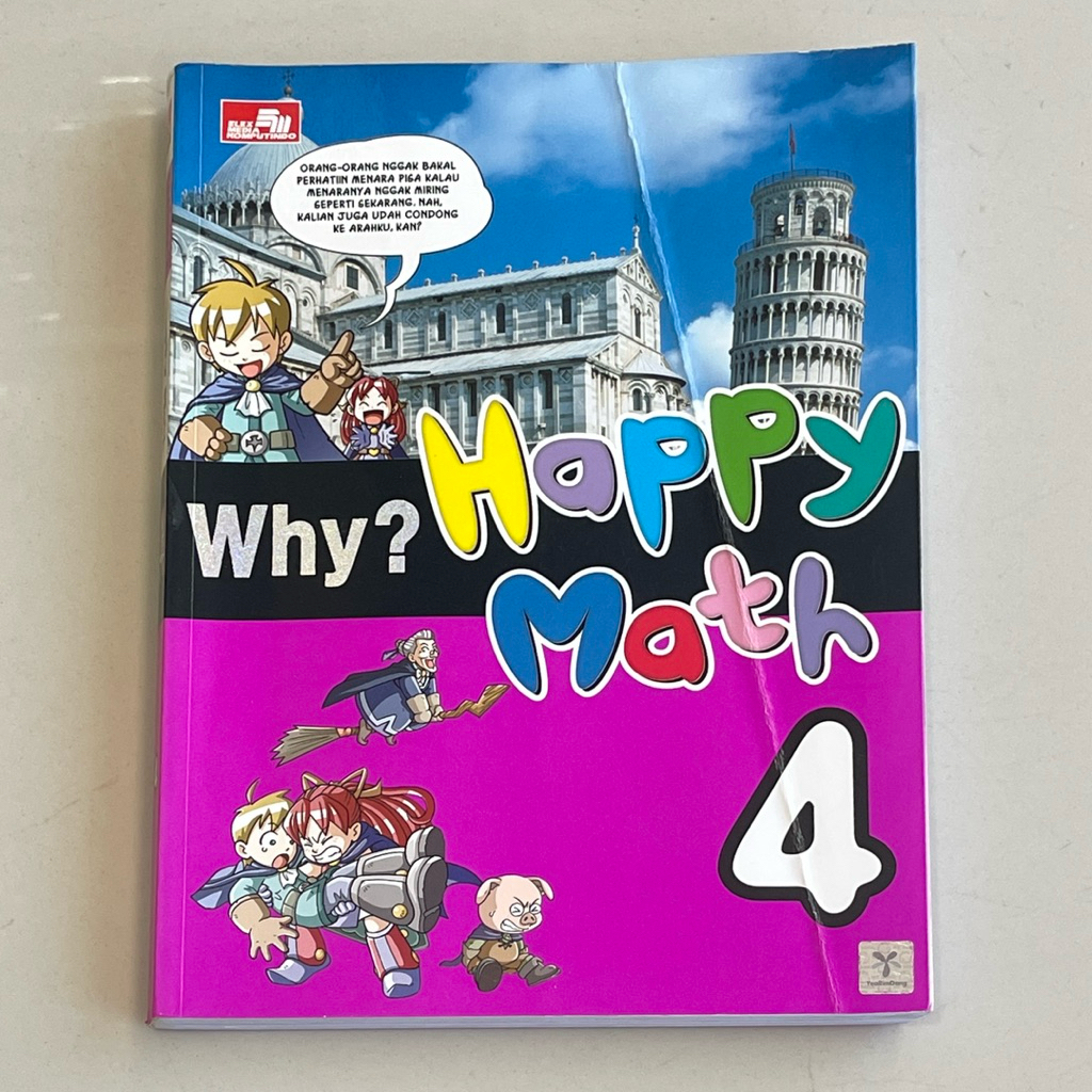 Buku KOMIK WHY HAPPY MATH 4