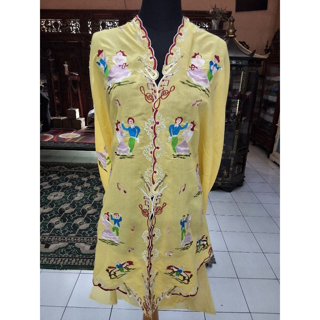 Bahan Kebaya Bordir/Bahan Kebaya Bordir Encim/Bahan Kebaya Encim/Bahan Kebaya Bordir Panjang/Bahan K