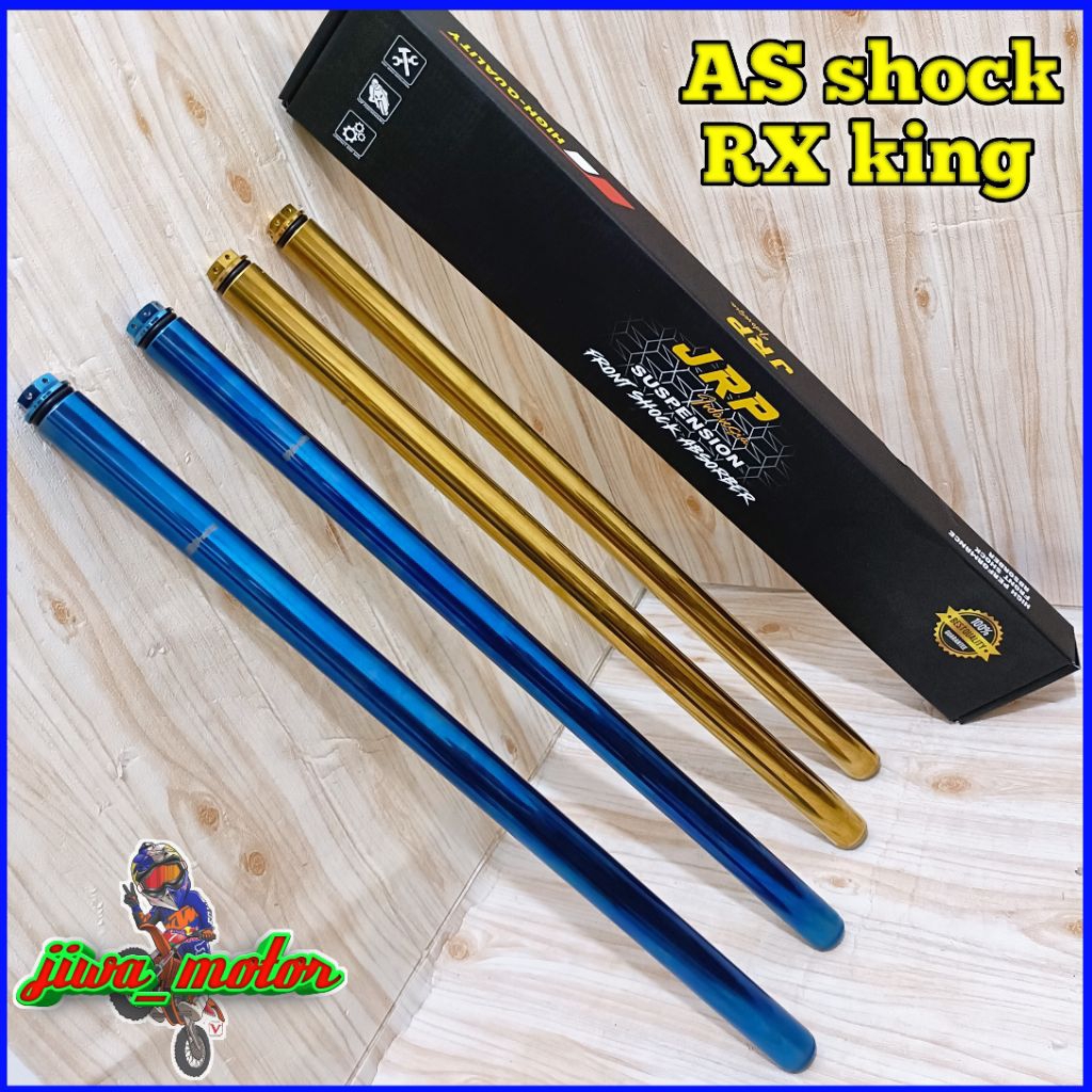 as shock depan RX king JRP racing as gold sama blue