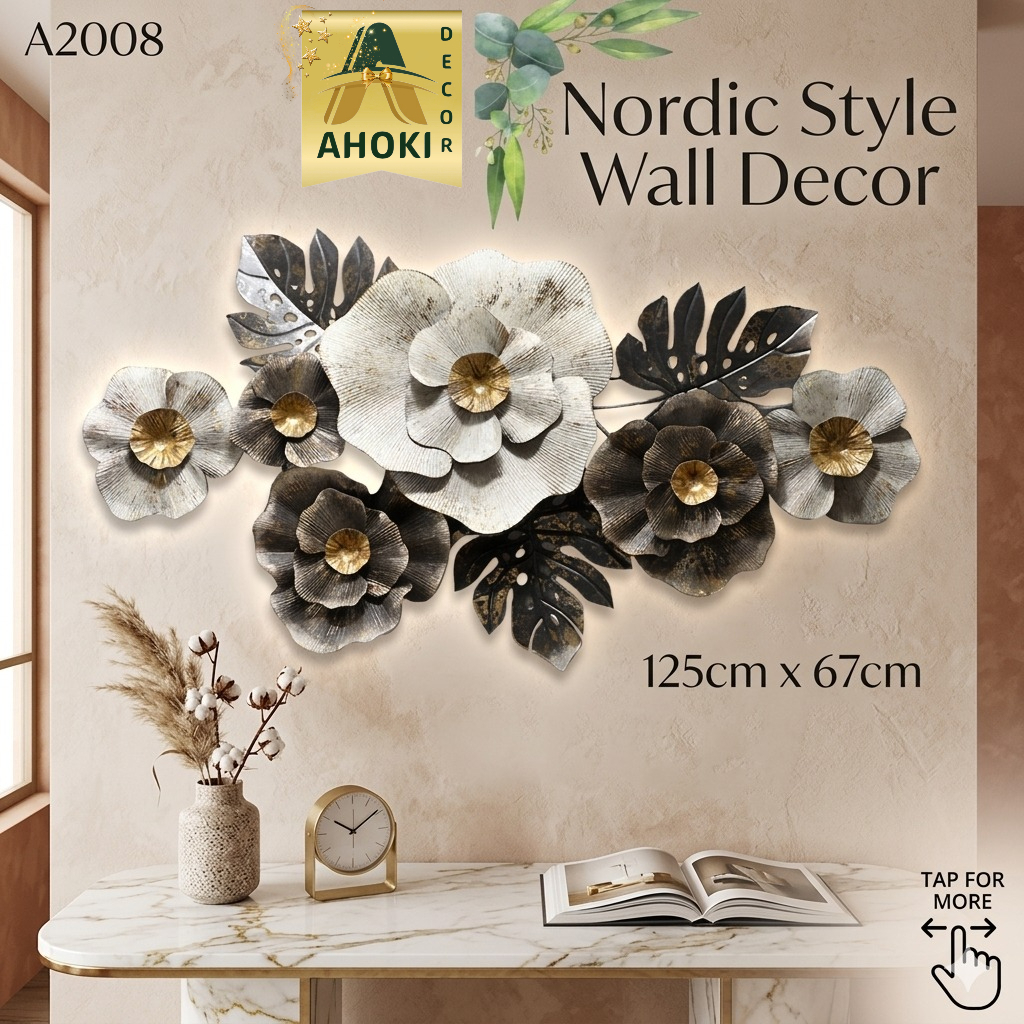 Bunga Tanaman Hiasan Dinding Hiasan Rumah Jumbo Home Wall Decoration