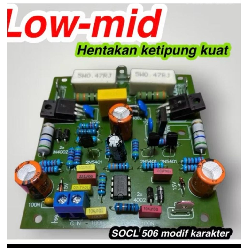 KIT DRIVER POWER SOCL 506 modif low-mid kwalitas bagus