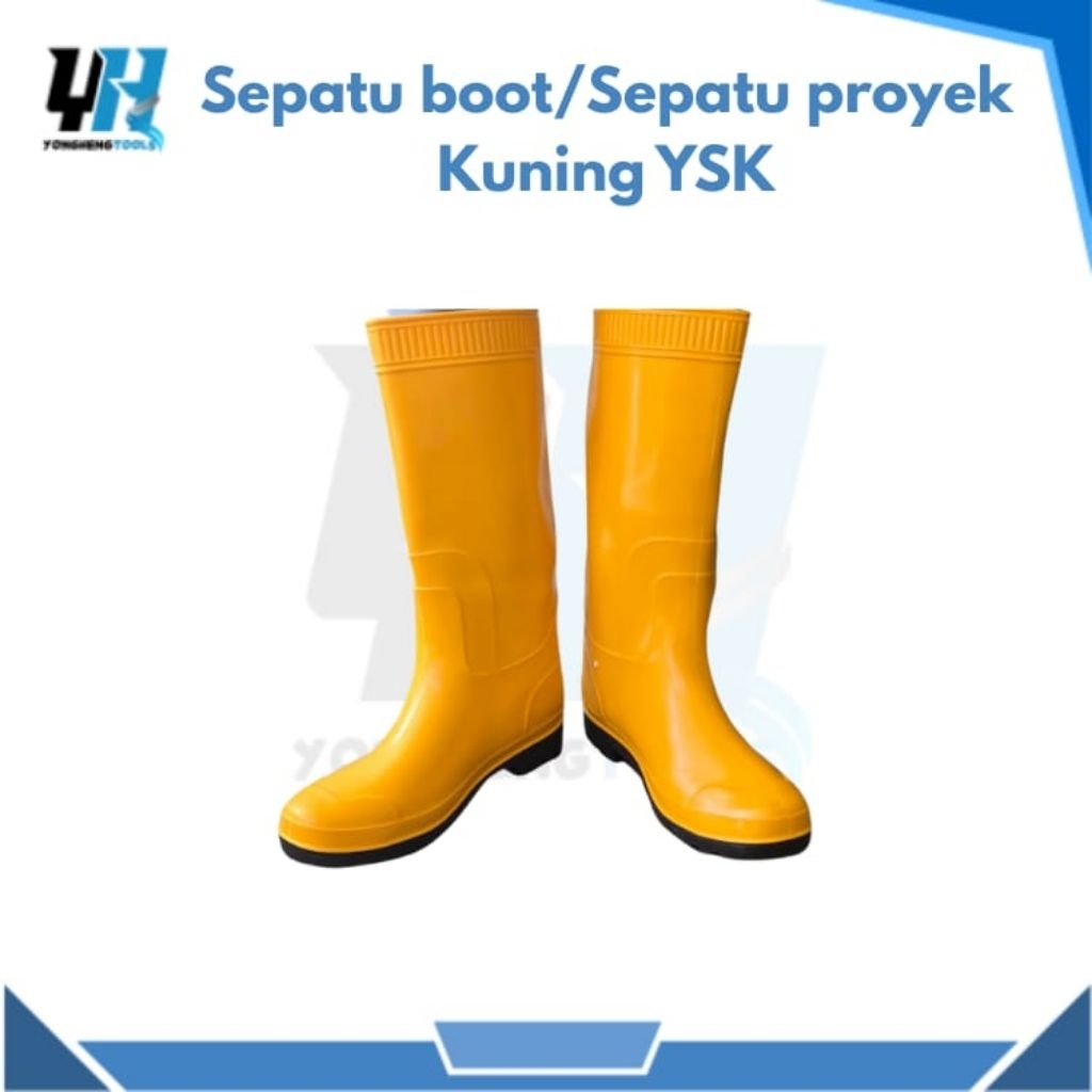 Safety Boot Kuning/Sepatu Proyek Kuning