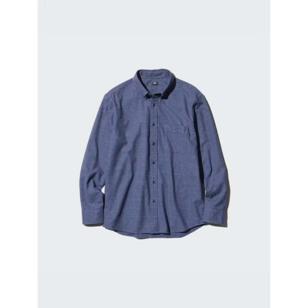 preloved kemeja flannel uniqlo