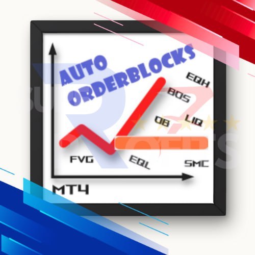 Indikator Forex Trading MT4 Auto Orderblock with Break of Structure v5.8