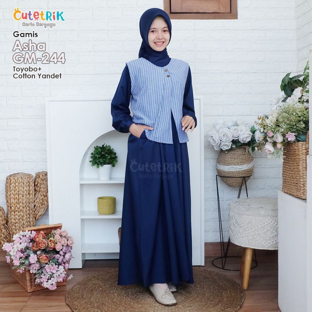 GAMIS SET OUTER ONESET GAMIS TOYOBO + BOLERO KOREAN LOOKS TERBARU 2026 INAYA ZIZA BY CUTETRIK ANAK T