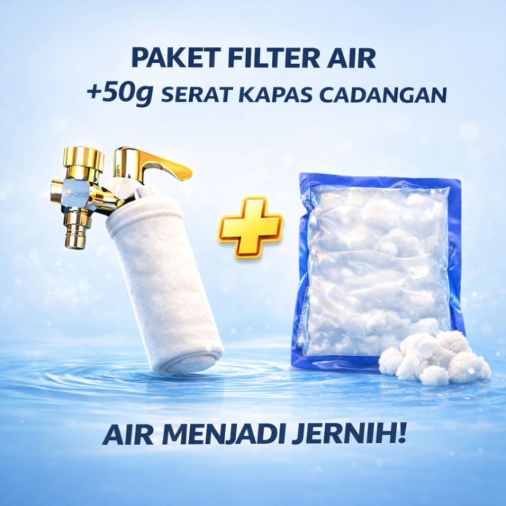 Saringan Air Kran Filter Saringan Penjernih Air Keruh untuk kran filter keran Air